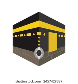 Khana Kaaba Makkah vector illustration