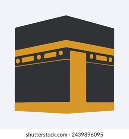 Khana kaba vector Mecca Saudi Arabia