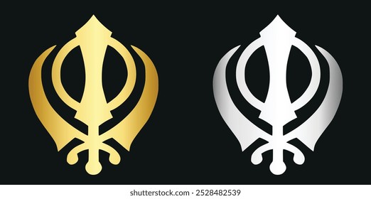 Khanda é um símbolo siquista. Khanda simboliza a unidade dos siques. Força e coragem. Justiça e igualdade. Equilíbrio entre vida espiritual e vida mundana.