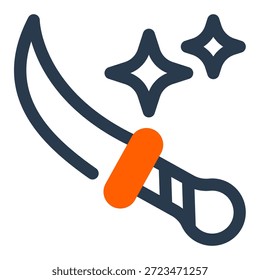 Daga Khanjar de Kuwait Vector Icon