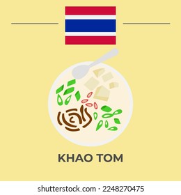 Khao Tom vector eps 10. easy to edit
