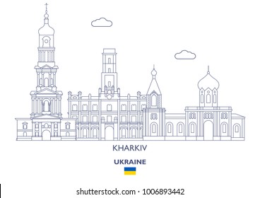 Kharkiv Linear City Skyline, Ukraine