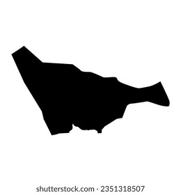 Staatskarte Khartum, Verwaltungsabteilung des Sudan. Vektorgrafik.
