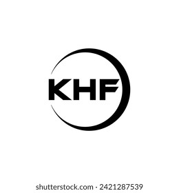 KHF Letter Logo Design, Inspiration for a Unique Identity. Modern Elegance and Creative Design. Watermark Your Success with the Striking this Logo.