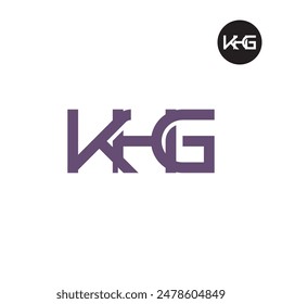 KHG Logo Letter Monogram Design