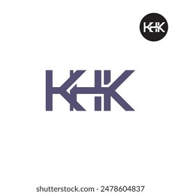 KHK Logo Letter Monogram Design