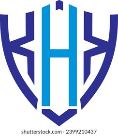 KHK Shield logo icon, symbol, vector logo, 