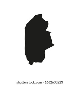 Mapa de la región de Khmelnitsky en el país de Ucrania