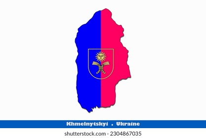 Bandera de Khmelnytskyi - Divisiones administrativas de Ucrania