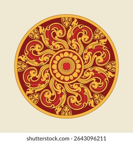 Khmer Angkor Ornament Style, Kbach Khmer, Khmer Swirl