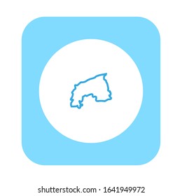 Khomas region map in Namibia country