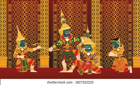 Khon Is A Dance Drama Genre From Thailand. Khon Has Been Performed Since The Ayutthaya Kingdom.
  