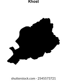 Gliederungsplan für die Provinz Khost