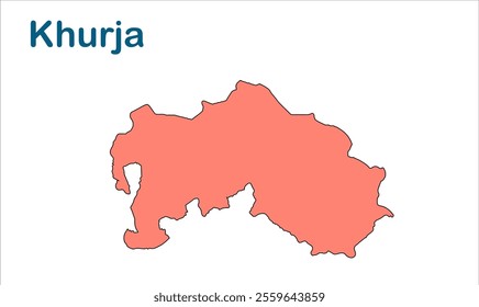 Khurja subdivision map, Bulandshahr District, Uttar Pradesh State, Republic of India, Government of  Uttar Pradesh, Indian territory, Eastern India, politics, village, tourism