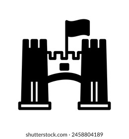 Khyber Pass-Symbol in der Vektorgrafik. Firmenzeichen
