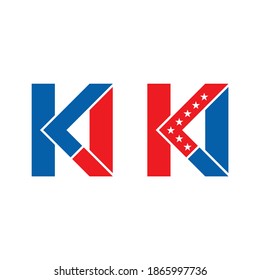 KI or KIKI or KJ logo design concept