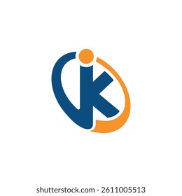 KI letter logo creative design. KI unique design. KI letter logo design, initial ki logo design vector template, ik logo, ik symbol, ik initial, ik icon vector.