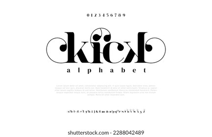 Teclado abstracto del alfabeto de fuente del logotipo de tecnología digital. Fuentes urbanas modernas mínimas para logotipo, marca, etc. Tipografía tipo de letra mayúsculas minúsculas y número. ilustración vectorial