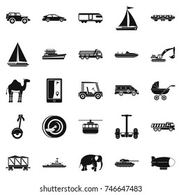 Kick around icons set. Simple set of 25 kick around vector icons for web isolated on white background