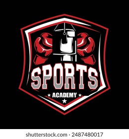 Kick Boxing and Boxing Logo Vector