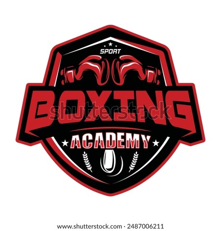 Kick Boxing and Boxing Logo Vector