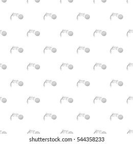 Kick of golf ball pattern. Cartoon illustration of kick of golf ball vector pattern for web