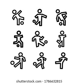 kick icon or logo isolated sign symbol vector illustration - Collection of high quality black style vector icons

