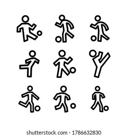 kick icon or logo isolated sign symbol vector illustration - Collection of high quality black style vector icons
