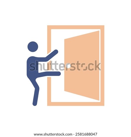 kick icons  symbol vector elements for infographic web