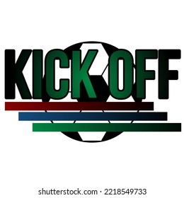 Kick Off Logo Vector, Kick Off Symbol, Kick Off Template