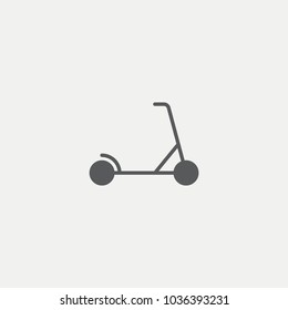 Kick scooter Flat Icon