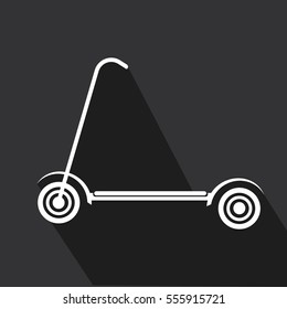 Kick scooter icon