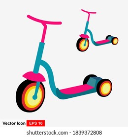 Icono de patada en estilo plano. Gráficos vectoriales.
