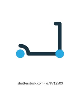 kick scooter icon illustration isolated vector sign symbol
