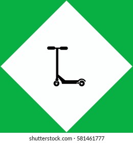 Kick scooter  icon Vector design.