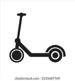 Kick scooter icon Vector and glyph
