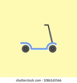 kick scooter vector icon