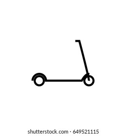 kick scooter vector icon