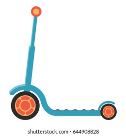Kick scooter vector illustration