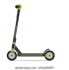 Kick scooters vector isolated on white background