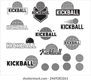 Kickball 16 Diseño, Vector de kickball, Equipo de kickball