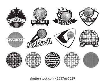 Kickball Vector For Print, Kickball Clipart, Kickball Vector Illustration