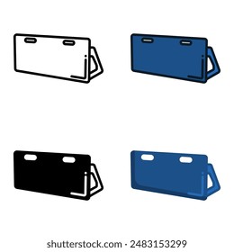 The Kickboard icon aids in swimming training and technique improvement.