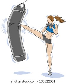 Kickboxer girl	