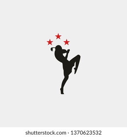 Kickboxing Logo Template 