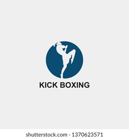 kickboxing logo template 