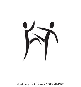kicking icon. Element of figures of sportsman icon. Premium quality graphic design icon. Signs, symbols collection icon for websites, web design, mobile app on white background