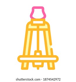kick-wheel pottery equipment color icon vector. kick-wheel pottery equipment sign. isolated symbol illustration