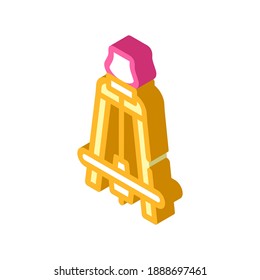 kick-wheel pottery equipment isometric icon vector. kick-wheel pottery equipment sign. isolated symbol illustration kick-wheel pottery equipment isometric icon vector. kick-wheel pottery equipment sign. isolated symbol illustration