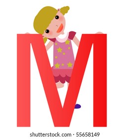 kid and alphabet